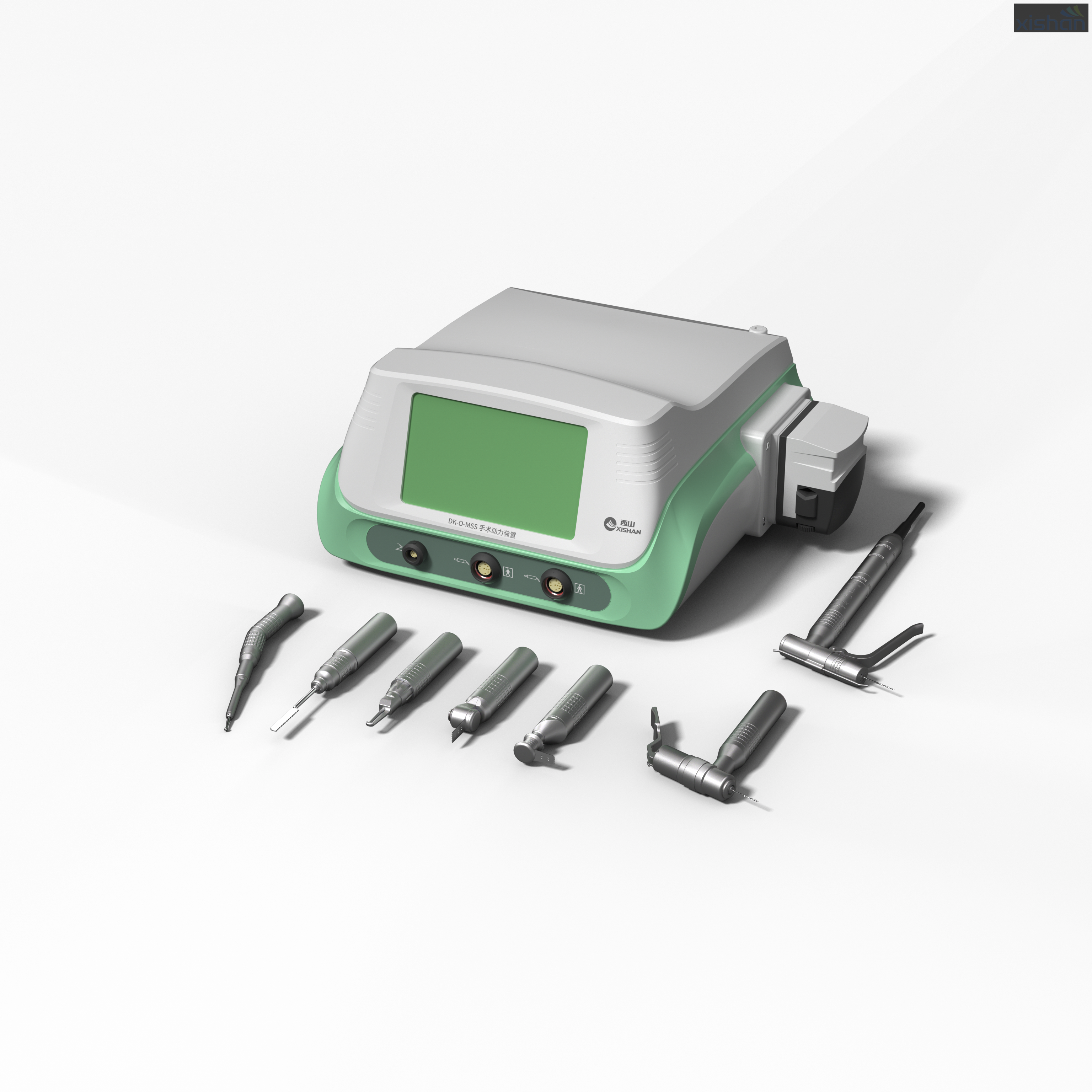 Touch Screen Power Console for Orthopedic Surgery Console d'alimentation à écran tactile pour la chirurgie orthopédique