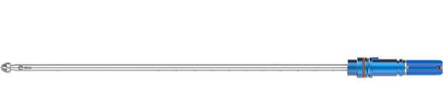 Bur rachidien rond en acier inoxydable avec pièce à main articulation