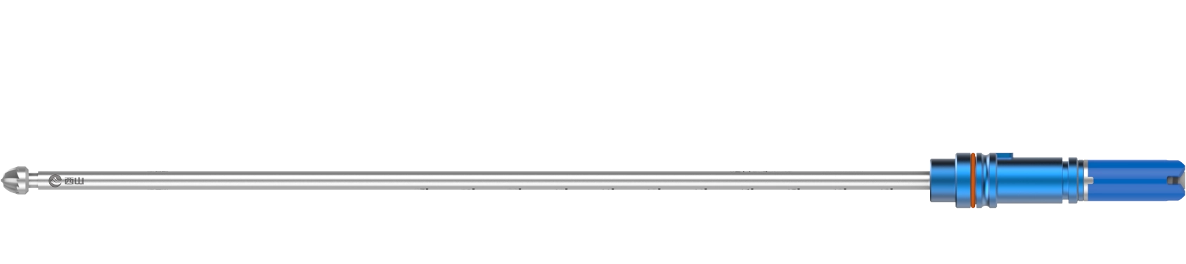 Bur rachidien rond en acier inoxydable avec pièce à main articulation